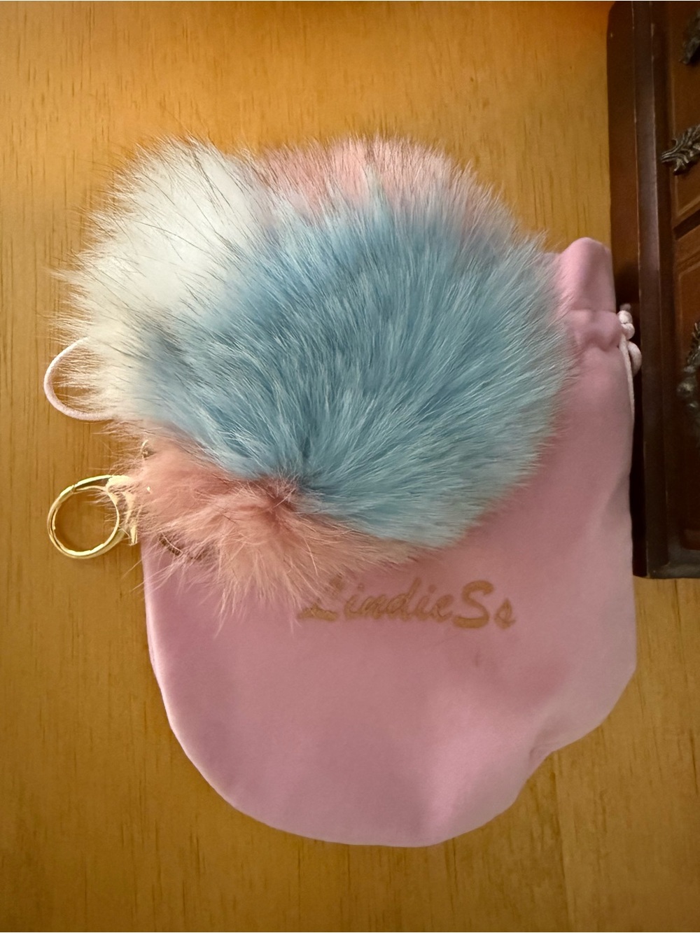 Lindiess Red White and Blue Bag Charm